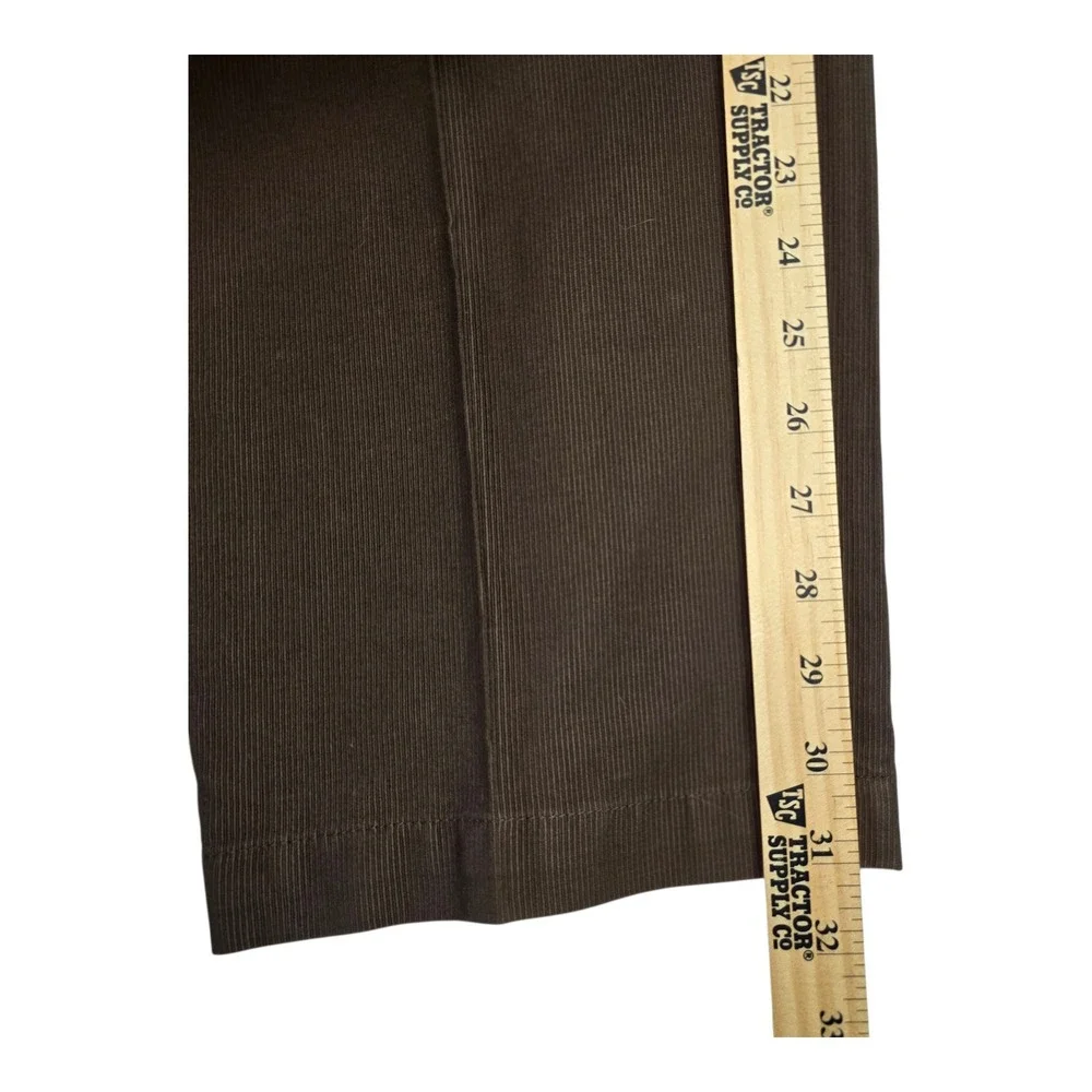 Banana Republic Mens Brown Corduroy Flat Front Casual Dress Pants 36x32 Y2K Flaw